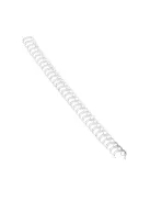 Fém spirál 3:1, 12mm, 81-100lap, Fellowes® 100 db/doboz, fehér