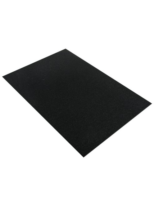 Textilfilc, poliészter, fekete, 30x45x0,2 cm