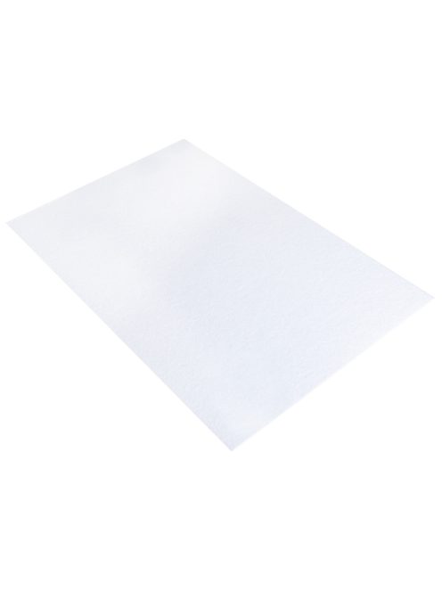 Textilfilc, poliészter, fehér, 30x45x0,2 cm