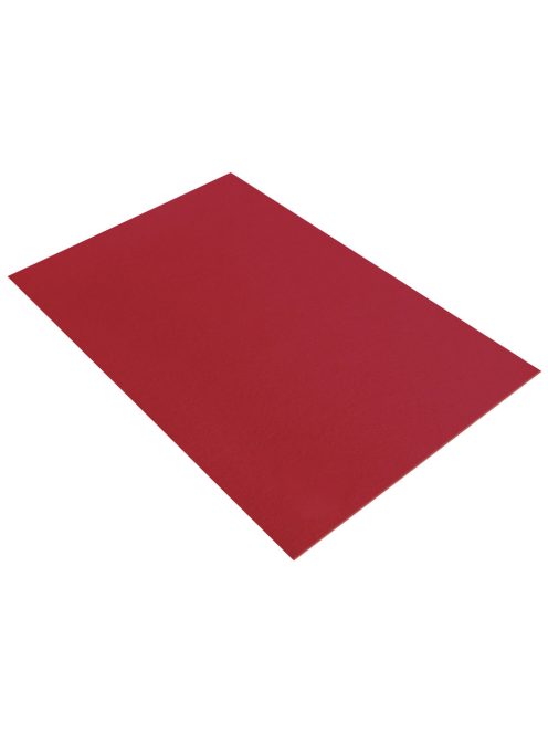 Textilfilc, poliészter, piros, 30x45x0,2 cm