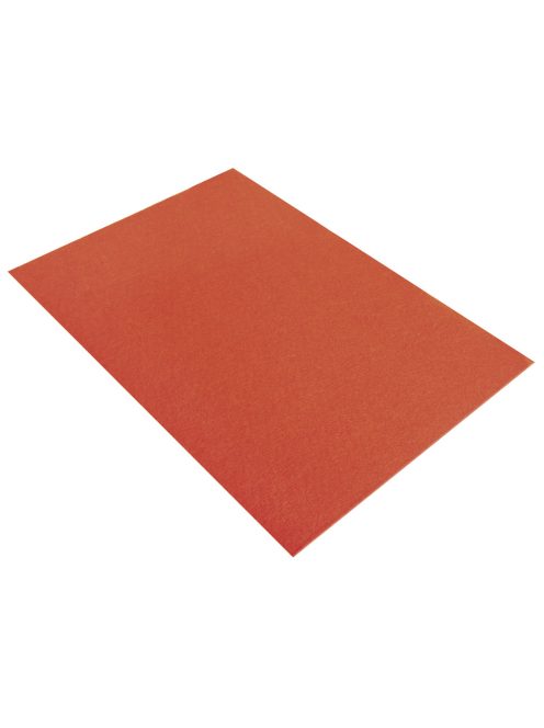 Textilfilc, poliészter, narancs, 30x45x0,2 cm