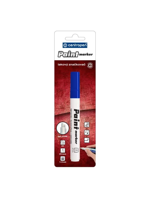 Lakkmarker 1-5mm, vágott hegy Centropen 9100 kék