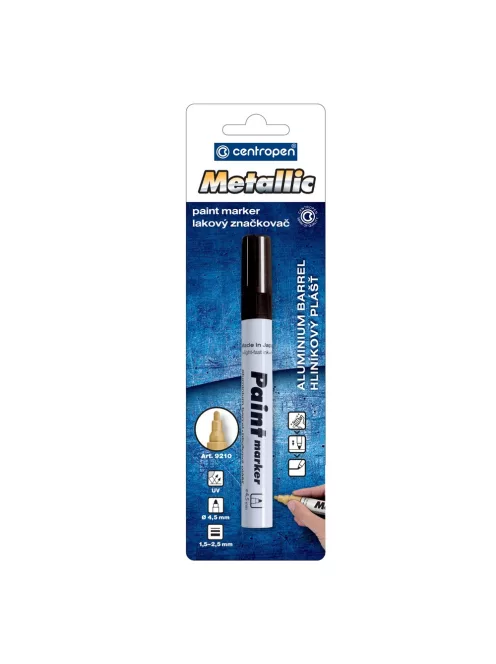 Lakkmarker 1,5-2,5mm, kerek hegy Centropen 9210 fekete