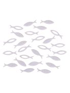 Filcmatrica, hal, fehér, 3,5x1x0,2cm, 2-féle, 36 db