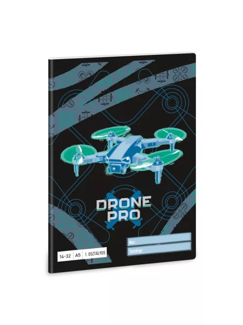 Ars Una Drone Pro A/5 1. oszt. füzet 14-32