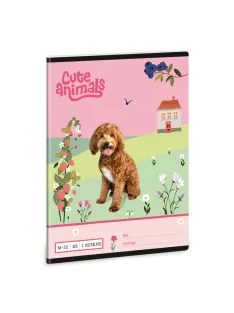 Ars Una Cute Animals - Doggie A/5 2. oszt. füzet 16-32