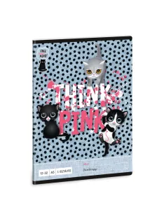 Ars Una Think Pink A/5 3. oszt. füzet 12-32