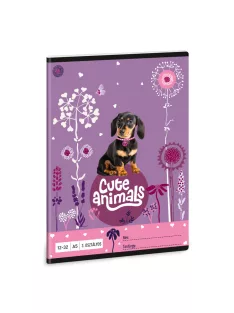 Ars Una Cute Animals-puppy A/5 3. oszt. füzet 12-32