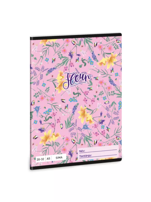 Ars Una Fleur A/5 sima füzet 20-32