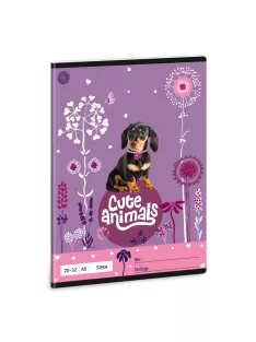 Ars Una Cute Animals-puppy A/5 sima füzet 20-32