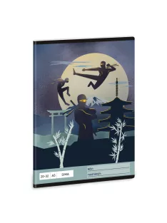 Ars Una Ninjas in the dark A/5 sima füzet 20-32