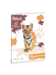 Ars Una Bátor Mancsok - Tigris A/5 sima füzet 20-32