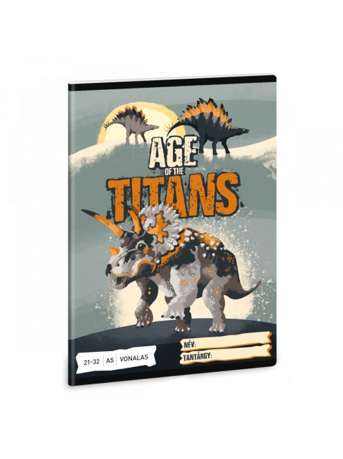 Ars Una Age of the Titans A/5 vonalas füzet 21-32