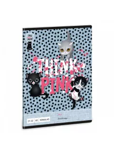 Ars Una Think Pink A/5 vonalas füzet 21-32