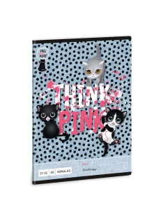 Ars Una Think Pink A/5 vonalas füzet 21-32