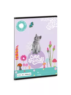 Ars Una Cute Animals-kitten A/5 vonalas füzet 21-32