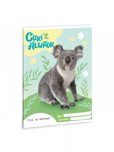   Ars Una Cuki Állatok - Koala A/5 négyzethálós füzet 27-32