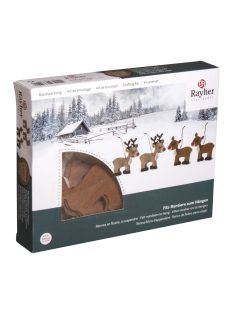 Barkácscsomag: Filc rénszarvasok 7,5-9 cm vegyes, 4 db