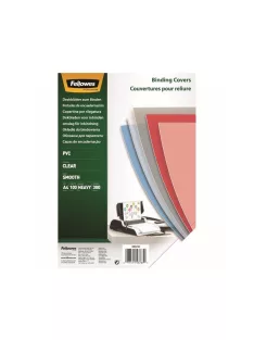   Előlap, A4, 300 mikron, 100 db/csomag, Fellowes® víztiszta