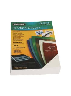   Hátlap, A4, 250 g, fényes 100 db/csomag, Fellowes® ChromoLux, fehér