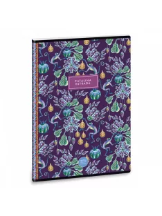 Catalina Estrada Purple Monkey A/4 extra kapcsos füzet-sima