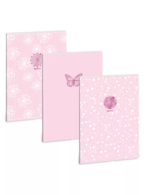 Ars Una Soft Touch Pink Spring A/4 extra kapcsos füzet-sima