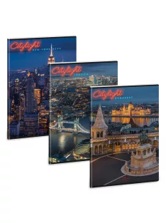 Ars Una City light A/4 extra kapcsos füzet-sima