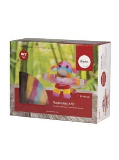 Barkácscsomag: zoknimajom, 22x16x17 cm, Box 1 db