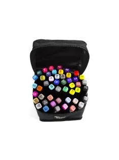 Kétvégű kreatív marker készlet, 48 klf.szín