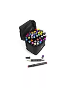 Kétvégű kreatív marker készlet, 48 klf.szín