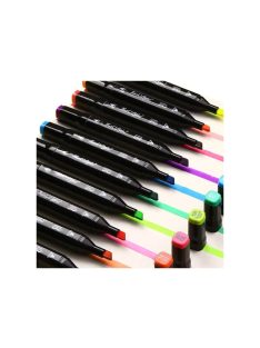 Kétvégű kreatív marker készlet, 168 klf.szín