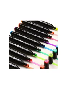 Kétvégű kreatív marker készlet, 168 klf.szín