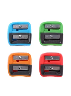   Hegyező, 2 lyukú, 24 db/display, Keyroad Dou-Power, vegyes színek