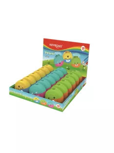   Hegyező, 2 lyukú, 18 db/display, Keyroad, Speedy Snail, vegyes színek