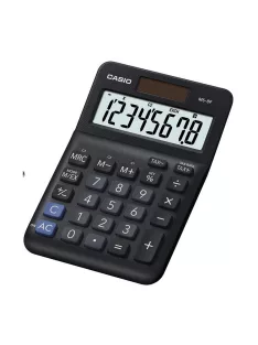   Számológép asztali 8 digit nagy, döntött kijelző Casio MS 8 F fekete