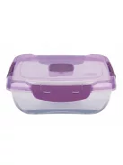Ételtároló doboz 1 literes csatos és szelepes mikrós-fagyasztós_lányos színek