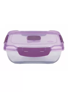   Ételtároló doboz 1 literes csatos és szelepes mikrós-fagyasztós_lányos színek