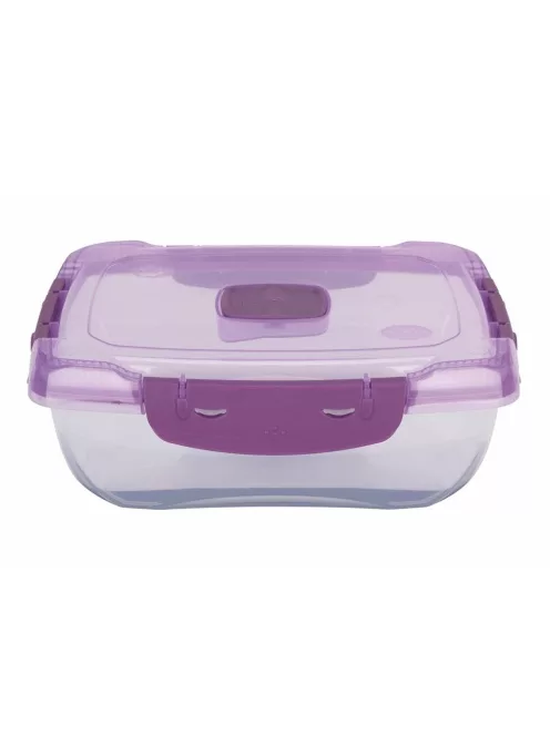 Ételtároló doboz 1 literes csatos és szelepes mikrós-fagyasztós_lányos színek