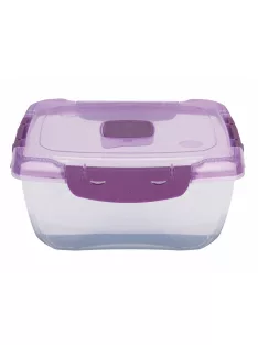   Ételtároló doboz 1,4 literes csatos és szelepes mikrós-fagyasztós_lányos színek
