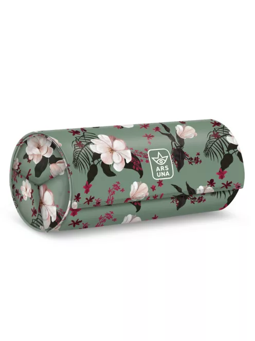Ars Una Flowery green feltekerhető tolltartó