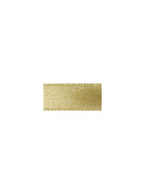 Szaténszalag, 3 mm, arany,10 m