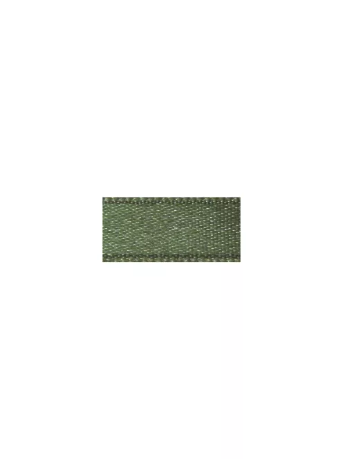 Szaténszalag, 3 mm, antikzöld,10 m