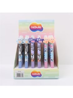   Zseléstoll radírozható, Vicces Cicák, 36 db/display Nebulo