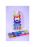 Vízfesték készlet, 12db-os, gyöngyház színű, 30mm festékgombokkal Nebulo