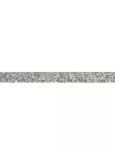 Csillámos szalag, ezüst, 5mm, 10m
