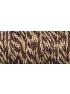 Makraméfonal, 1 mm, 35 m, csokibarna, tekercsben, kb. 10 g 