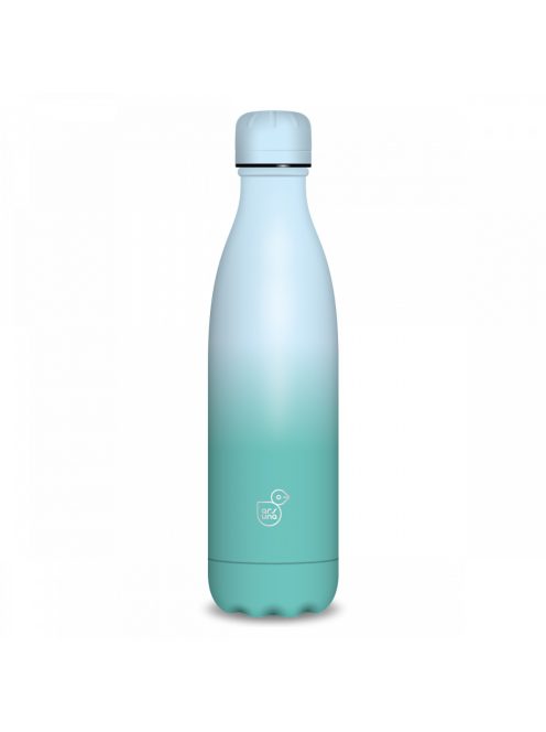 Ars Una duplafalú fémkulacs-500 ml - Turquoise-Light blue