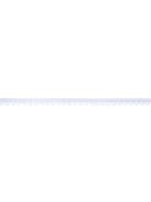 Mini pomponszegély, fehér, 1 cm, 3 m