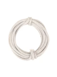  Drótmerevítésű kötött fonal, 5 mm átm.,elefántcsont, 3 m