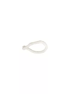   Drótmerevítésű kötött fonal, 5 mm átm.,elefántcsont, 3 m